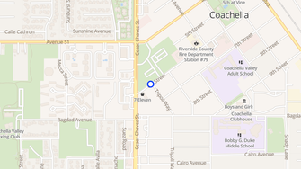 Map for Pueblo Viejo Villas - Coachella, CA