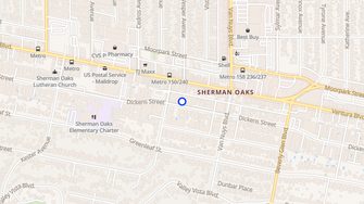 Map for Sherman Oaks Senior Housing - Sherman Oaks, CA