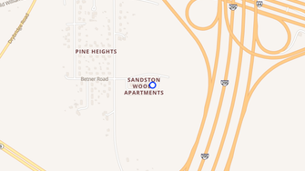 Map for Sandston Woods - Sandston, VA