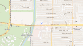 Map for Las Aguas - Scottsdale, AZ