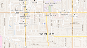 Map for Apartments on Teller - Wheat Ridge, CO