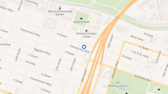 Map for D Street Apartments - Sacramento, CA