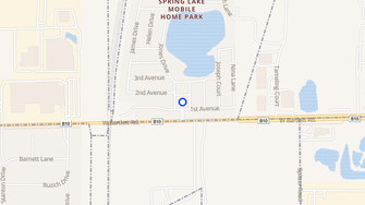 Map for Spring Lake Mobile Home Estates - Bartlett, IL