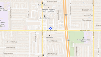 Map for Goforth Mobile Home Village - Orange, CA