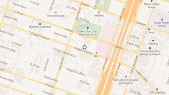 Map for Trinity House Apartments - Sacramento, CA