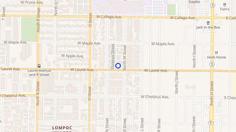 Map for Lompoc Mobile Manor - Lompoc, CA