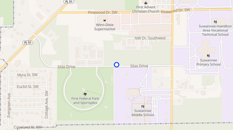 Map for Suwannee Pointe - Live Oak, FL
