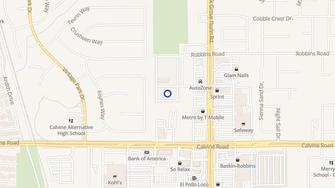 Map for Arbor Creek Senior Apartments - Sacramento, CA