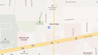 Map for Park East II Apts - Baton Rouge, LA