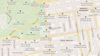 Map for 188 Beulah - San Francisco, CA