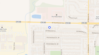 Map for Fairfax Apartments - Appleton, WI