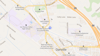 Map for Danville Creekside Apartments - Danville, CA