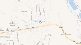 Map for Cobre Village Apartments - Globe, AZ