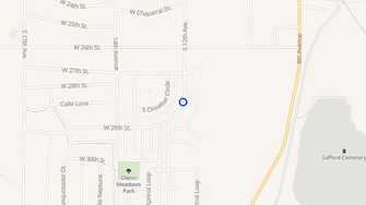 Map for Valley Apartments - Safford, AZ