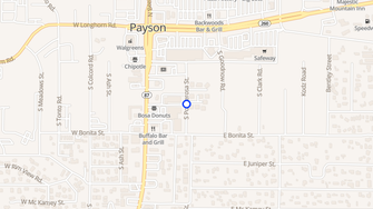 Map for Payson Apartments - Payson, AZ