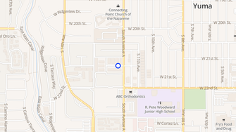 Map for Hayden Square - Yuma, AZ