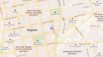 Map for St. Clair Lofts - Dayton, OH