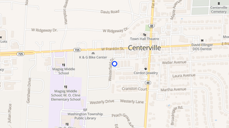 Map for Centervillage Apartments & Townhomes - Centerville, OH
