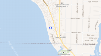 Map for Windjammer Resort Motel & Apts - Englewood, FL