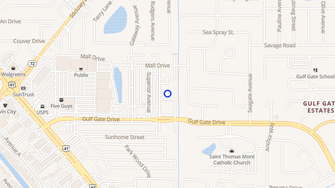 Map for Gulf Gate Apartments - Sarasota, FL