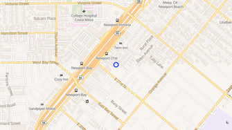 Map for Sus Casitas Apartments - Costa Mesa, CA