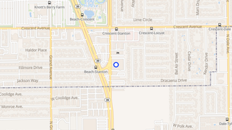 Map for Dorado Senior Apartments - Buena Park, CA