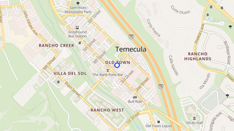 Map for Temecula Creek Villas - Temecula, CA
