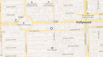 Map for Van Buren Plaza Apartments - Hollywood, FL