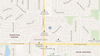 Map for Willow Grove Village - Fort Collins, CO
