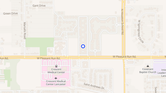 Map for Pleasant Run Apartments - Lancaster, TX