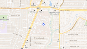 Map for Park on Preston - Dallas, TX