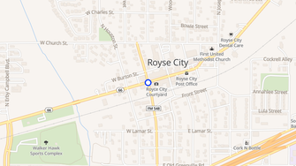 Map for Hickory Hill Apartments - Royse City, TX