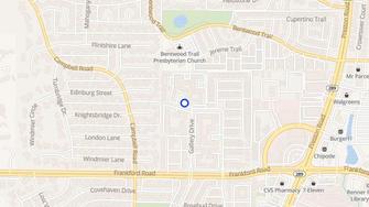 Map for Cimarron Court - Dallas, TX