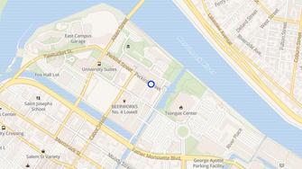 Map for Lofts at Perkins Park - Lowell, MA