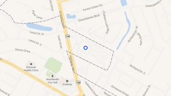 Map for Chenier Apartments - Mandeville, LA