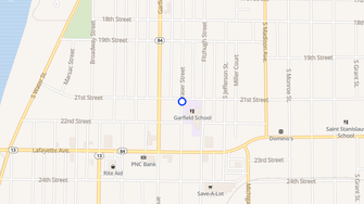 Map for Garfield Manor - Bay City, MI